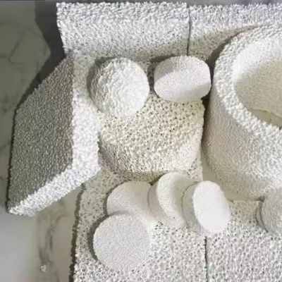 Filtro di schiuma di ceramica di alluminio, pannocchia per la lavorazione della fonderia, servizio di punzonatura