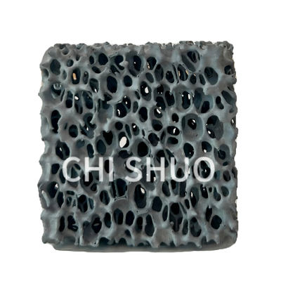 0.01mm Filtrazione metallica filtro di schiuma in ceramica siciliana 30mm grigio personalizzato