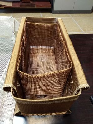 Servizio di taglio schermo filtro a maglia di fibra di vetro per filati di tipo E-glass in alluminio fuso