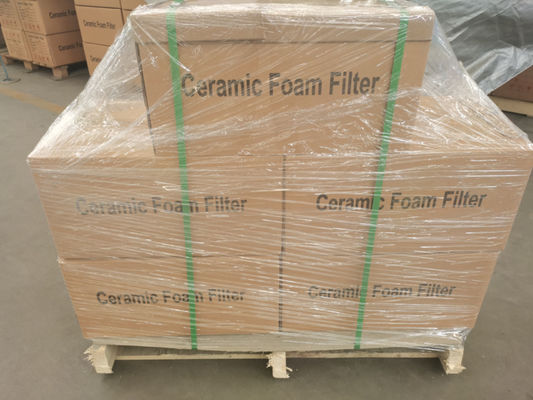 30 mm filtro di schiuma ceramica per fusioni industriali per investimenti Tolleranza di fusione 0,01 mm