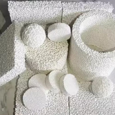Piastra di filtro in schiuma di ceramica di alluminio con tolleranza di guarnizione di 0,01 mm