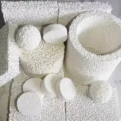 ISO9001 Certificato Disegni personalizzati Filtro in schiuma ceramica per fusione Filtro ignifugo