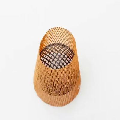 Fibra di vetro per schermo filtro in alluminio a forma di buco di diamante