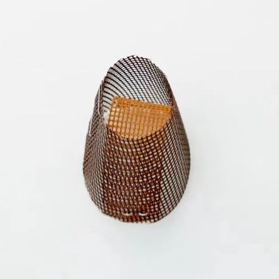 Personalizza larghezza tappo e disco filtro in ottone mesh per filtro in fibra di vetro alcalino-free