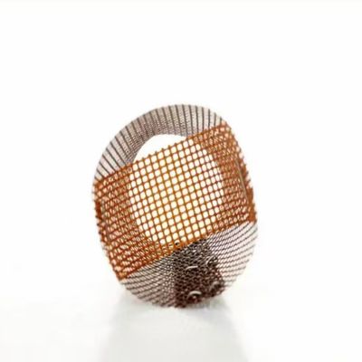 Personalizza larghezza tappo e disco filtro in ottone mesh per filtro in fibra di vetro alcalino-free
