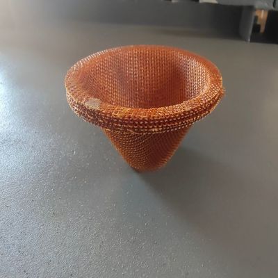 0.2KG 1-1.5mm Disco di filtro per la fibra refrattaria di rete di filtro di acciaio