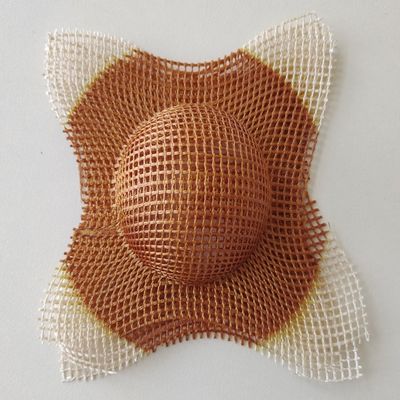 Cappuccio filtro a maglia di filo tessuto per filtrazione precisa
