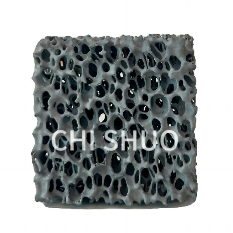 0.01mm Filtrazione metallica filtro di schiuma in ceramica siciliana 30mm grigio personalizzato
