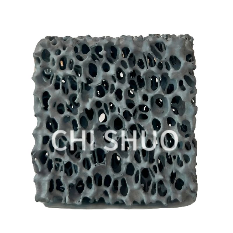 Piastra di filtro in schiuma ceramica di carburo di silicio grigio per la fusione 0,01 mm